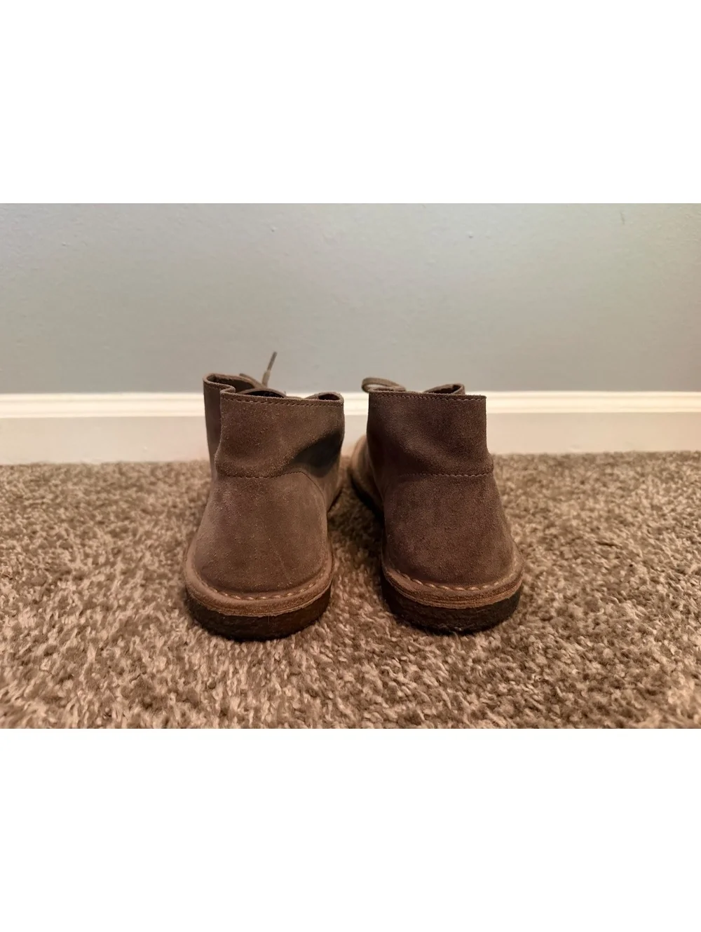 J.Crew MacAlister Gray Suede Boots Men’s 10